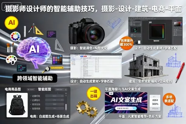 摄影师设计师的智能辅助技巧,摄影-设计-建筑-电商-平面